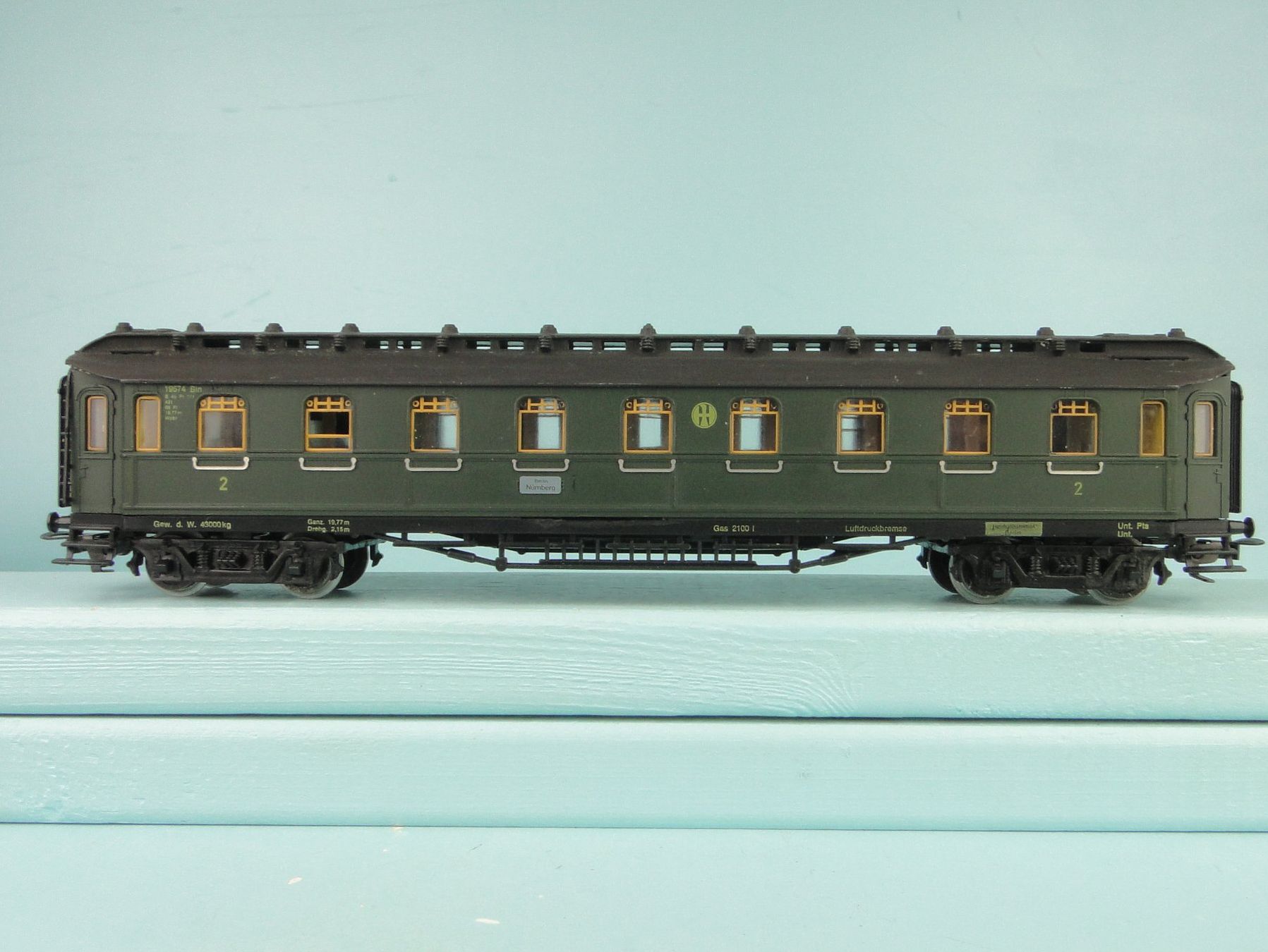 Trix Modellini di ferrovie: Trix H0 Schwerer Preuss. Personenwagen – Usato da Bülach venduto da cann11 1