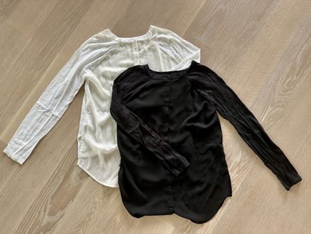 Lightweight Blouses - Black & White - Bundle