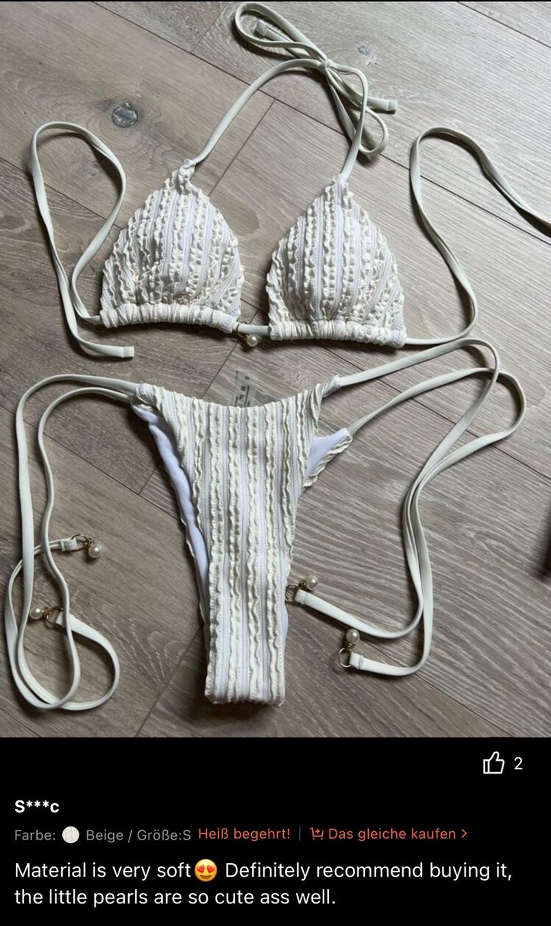 Badekleider & Bikinis: Bikini weiss, Gr. S Neu – Neu und originalverpackt aus Hergiswil NW von Leonie_6052 2