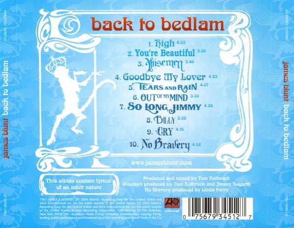 CDs: JAMES BLUNT (CD) Back to Bedlam – Gebraucht aus Zürich von Tarafo5 1