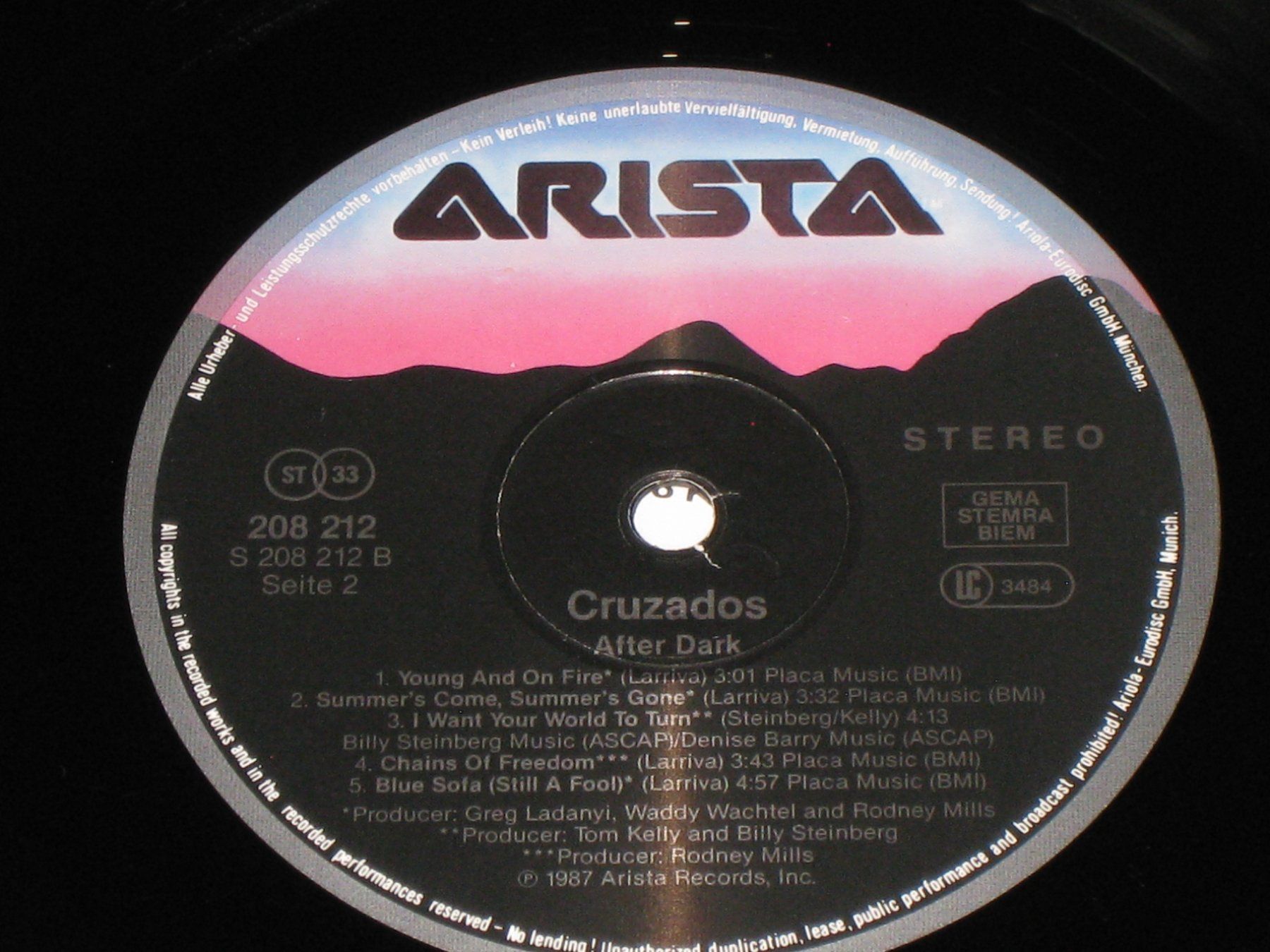 Dischi in vinile: LP - CRUZADOS - AFTER DARK – Usato da Steckborn venduto da Quo7 2