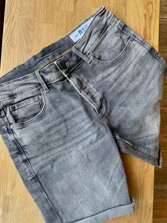 Jeansshorts anthrazit, WE, Herren, 28