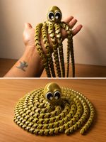🐙 Polpo Articolato XXL – Decorazione Stampata in 3D – 