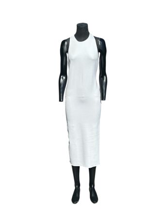 ZARA Kleid, Gr. L, weiss, figurbetont, elastisch, NEW