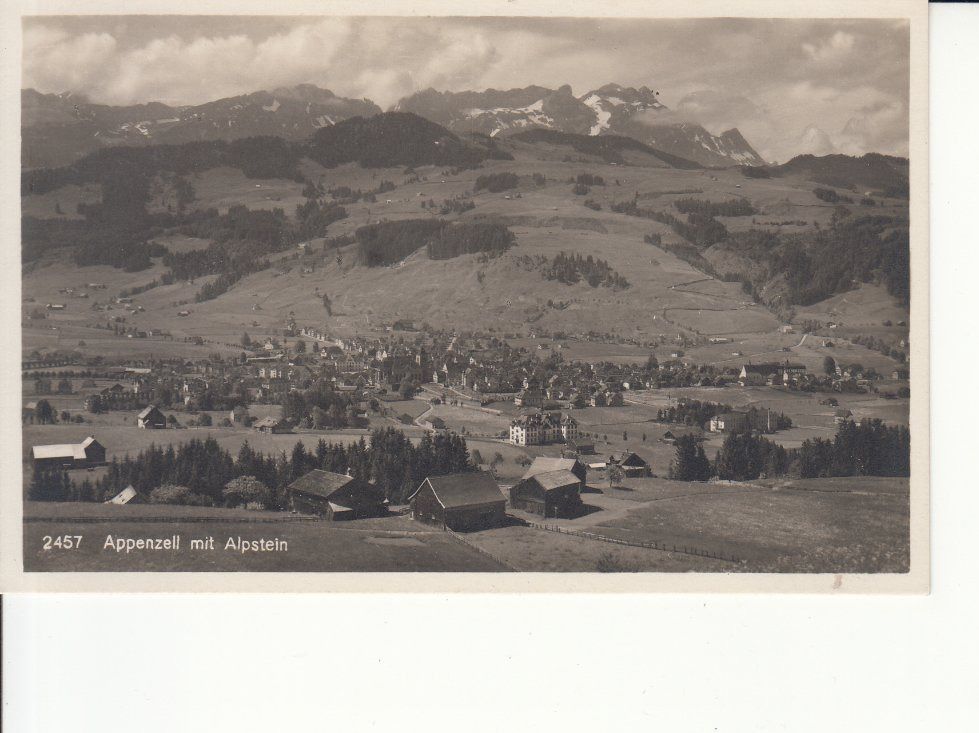 Cartoline postali: Appenzell ca. 1930 – Usato da Bürglen TG venduto da StampGraf
