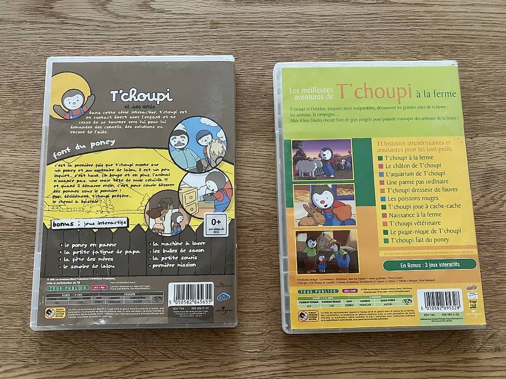 Alle DVDs: DVD Tchoupi lot de 2 – Gebraucht aus Vandoeuvres von ann_lq5h 1