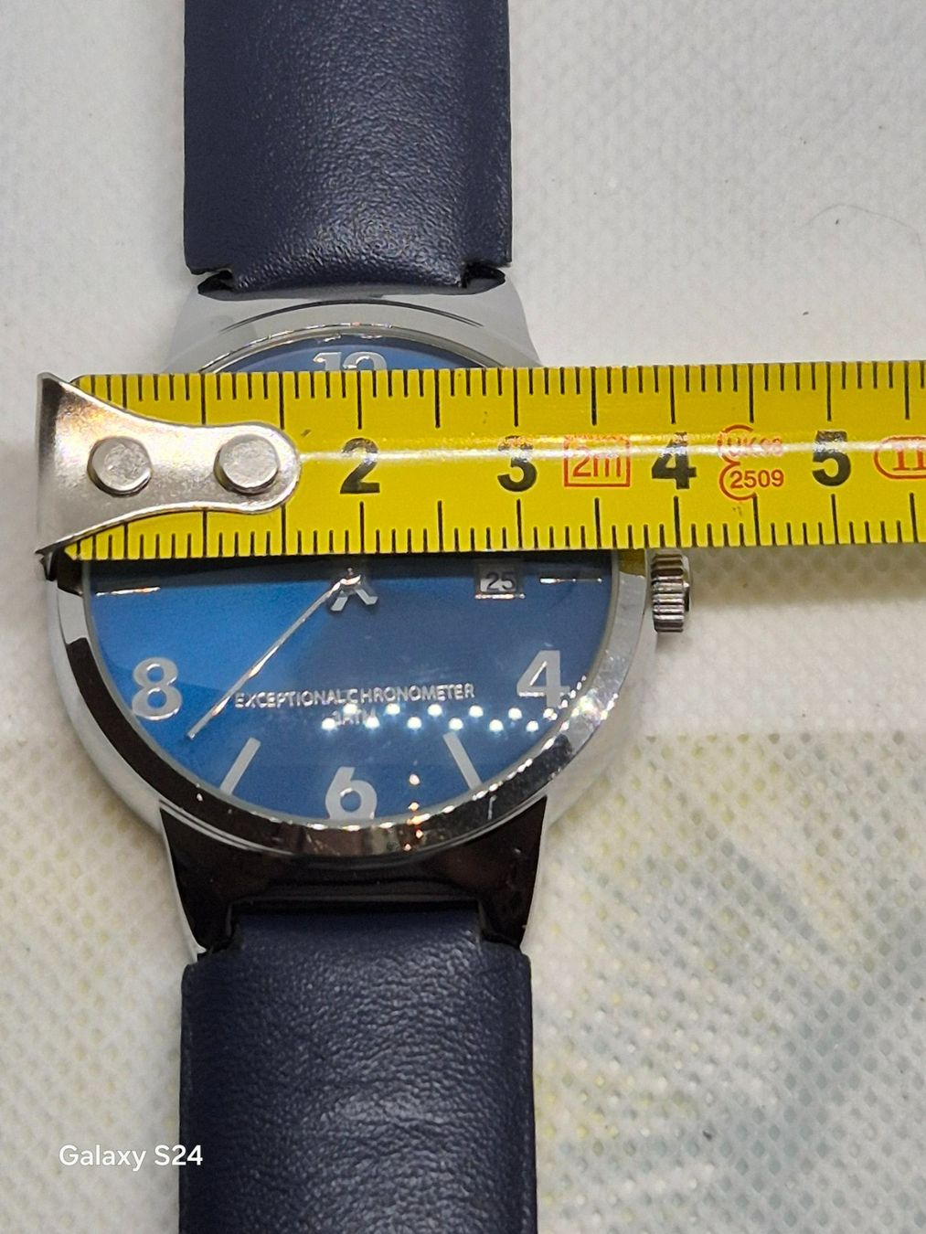 Orologi: WMC Blue Watch mit Datumsanzeige, 3 ATM – Nuovo e nell'imballaggio originale da Losone venduto da bal_gfp6 7