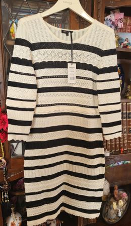 Neuve Robe pull Morgan rayée taille L Étiquette 🏷️