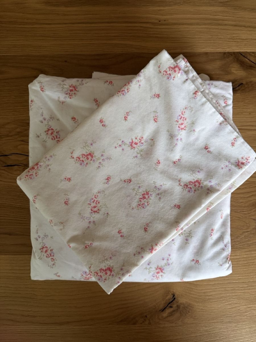 Biancheria da letto: Bettwaesche Set Blumenmuster Baumwoll 2tlg – Usato da Zürich venduto da Reisekoffer
