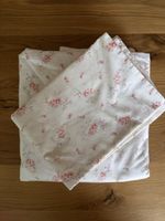 Bettwaesche Set Blumenmuster Baumwoll 2tlg