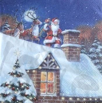 Tovaglioli: Serviette santa (w433) 2Stk. – Nuovo (secondo la descrizione) da Schlatt TG venduto da kreativ-atelier
