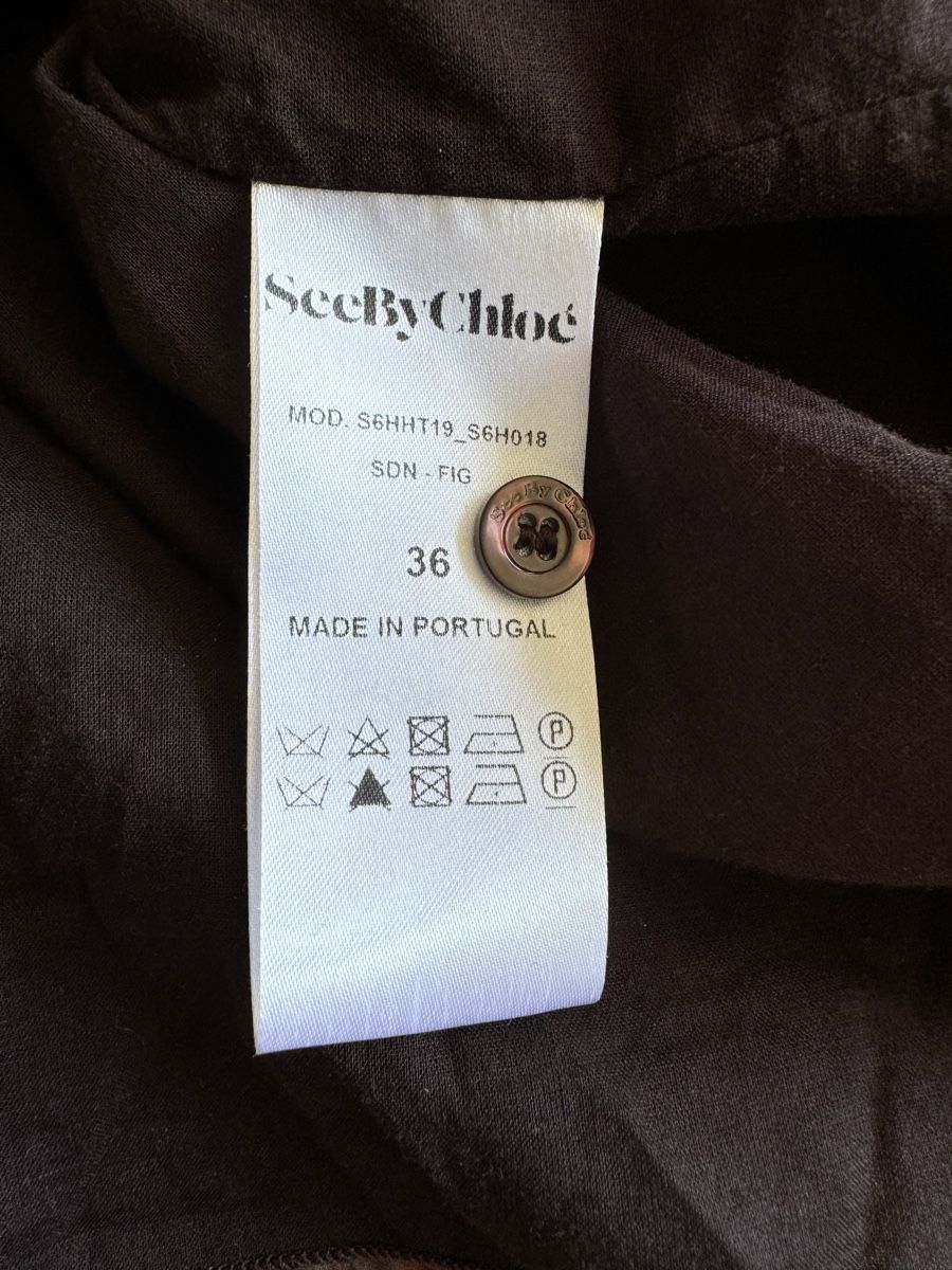 Chloé Camicette: See by Chloé, Blouse à Fleurs Bohème, Taille 36 – Nuovo (secondo la descrizione) da Morges venduto da sandy069 5