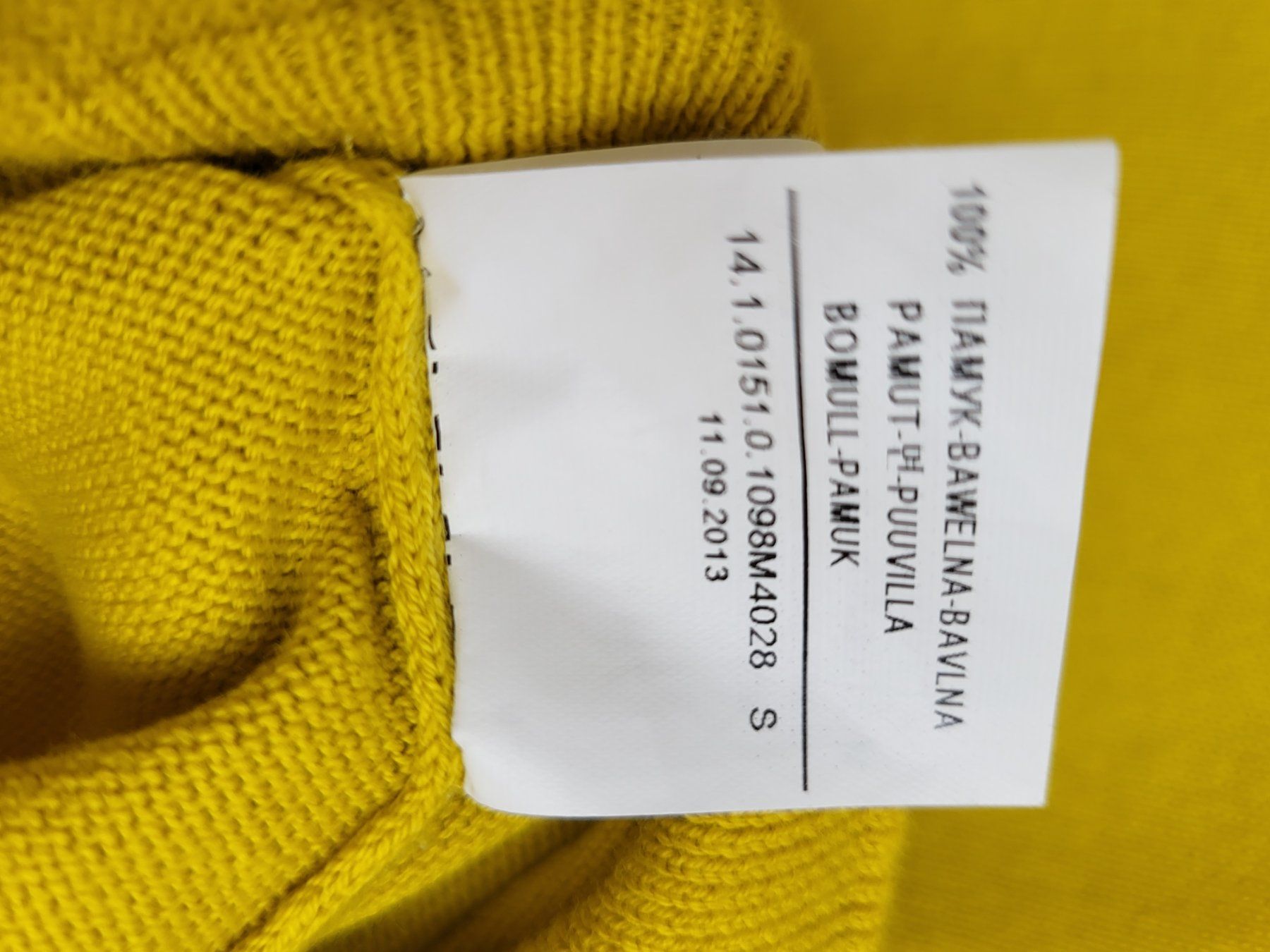 Sisley Maglioni & Felpe: Sisley Damen Pullover, Gr. S - Senfgelb, Baumwolle – Usato da Baar venduto da clar6 6