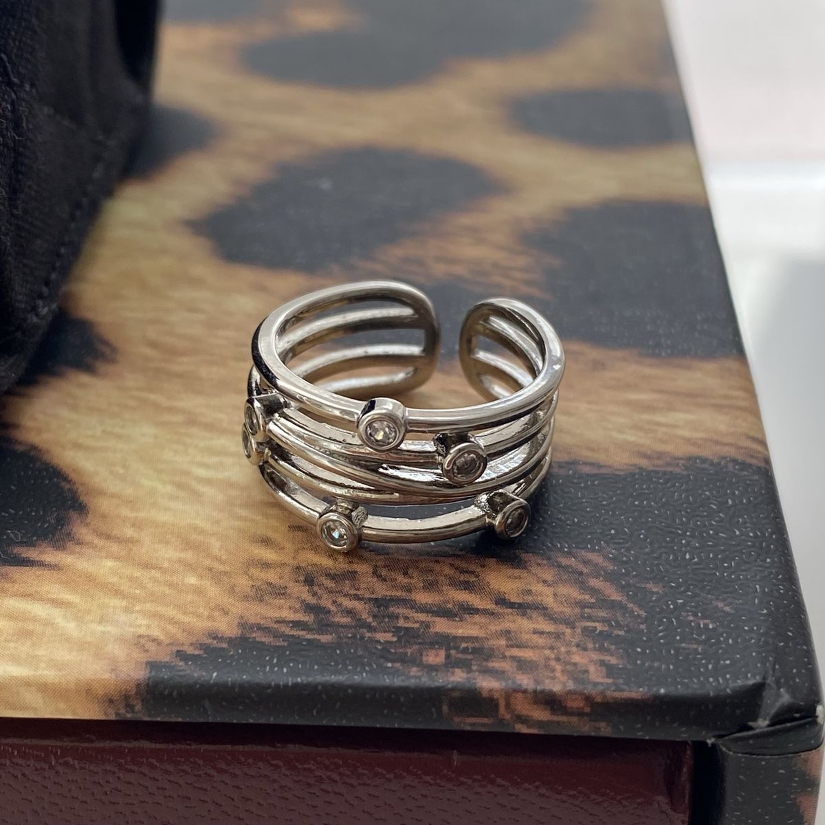 Anelli: Edelstahl Zirkonia Silberne Ring – Nuovo (secondo la descrizione) da Givisiez venduto da dor_xb9k 1