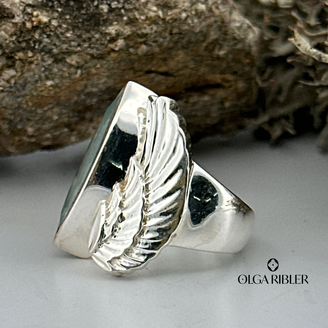 Olga Ribler Anelli: Unikate Silber Ring 925 Grösse 52 mit Aquamarin – Nuovo (secondo la descrizione) da Luzern venduto da Schmuckoutlet 4