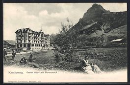 Kandersteg, Grand Hotel mit Birrenstock