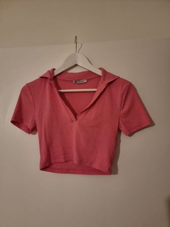 Zara Poloshirt Crop
