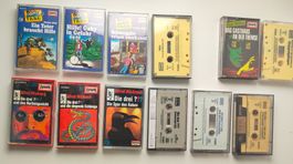 Kassetten Detektiv Set Lot Sammlung TKKG / drei ???