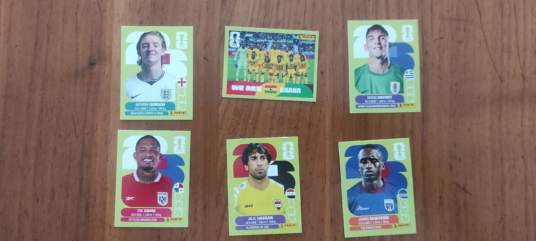 Panini Carte collezionabili: 6 Panini Sticker  – Usato da Matzendorf venduto da fab_6mpb