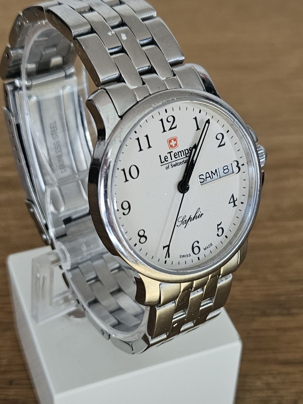 Orologi: Le Temps Saphir Herrenuhr 35mm – Usato da Flamatt venduto da pie_f9zm 1