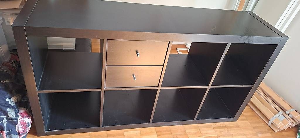 Scaffali: 2x4 Kallax mit Schubladen - schwarz – Usato da Baden venduto da Sheeria212 2