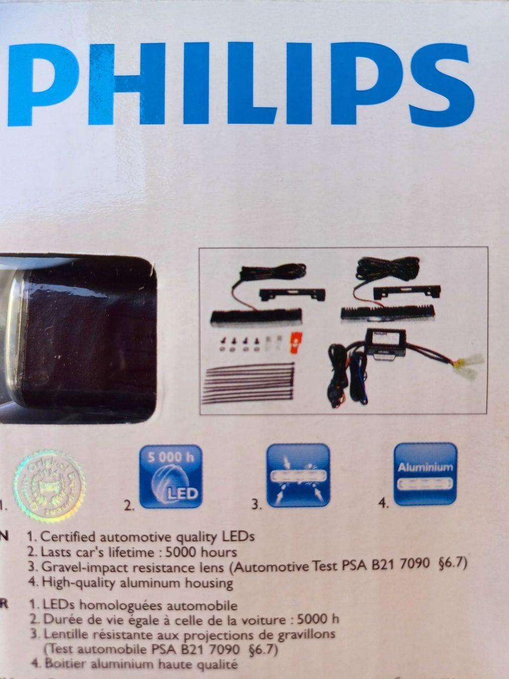 Fari: Philips LED Tagfahrlicht Daylight 4 - Neu & OVP! – Nuovo e nell'imballaggio originale da Kloten venduto da Juanita3 3