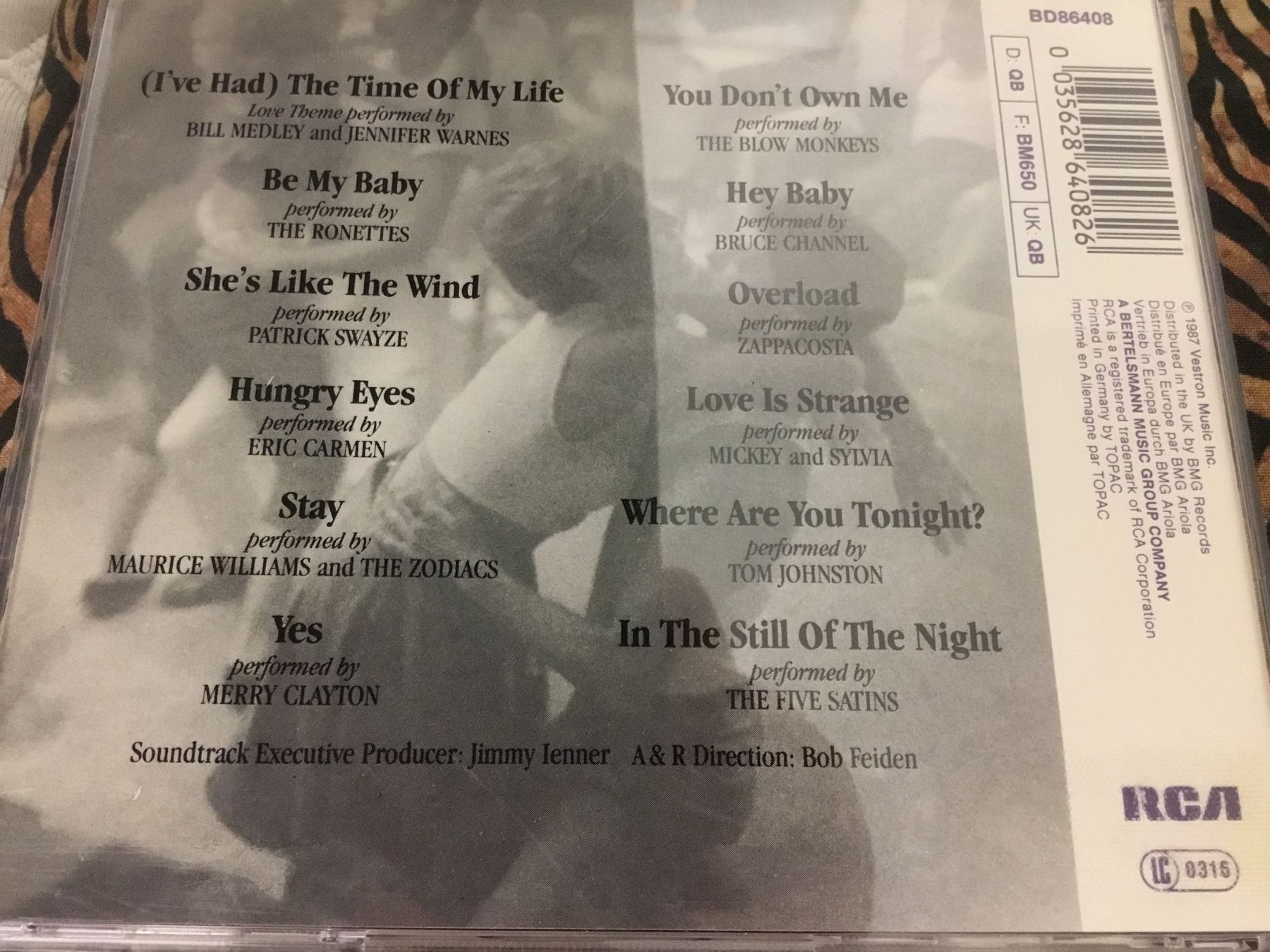 CD: Dirty Dancing - Soundtrack - – Usato da Thierachern venduto da sweden08 1