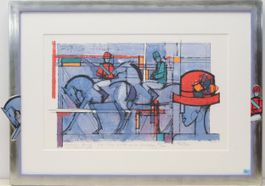 Mirer Rudolf "Zürich feiert" Original handsignierte Litho.