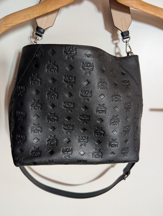 Mcm Borse da donna: Super sac MCM modèle PORTUNA cuir noir – Usato da Cheseaux-Lausanne venduto da loscaptos 6