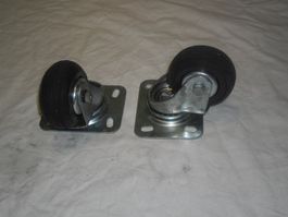 2  Räder / Rollen , 75 mm