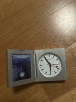 Mondaine Tischuhr, Silber, mit Bilderrahmen - Top