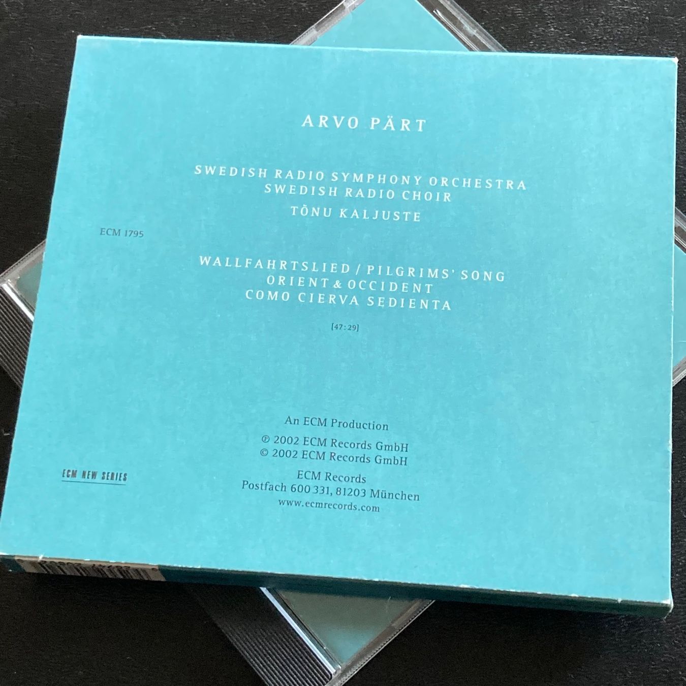 CDs: Arvo Pärt - Orient & Occident – D'occasion à Bern par Ntsamina 1