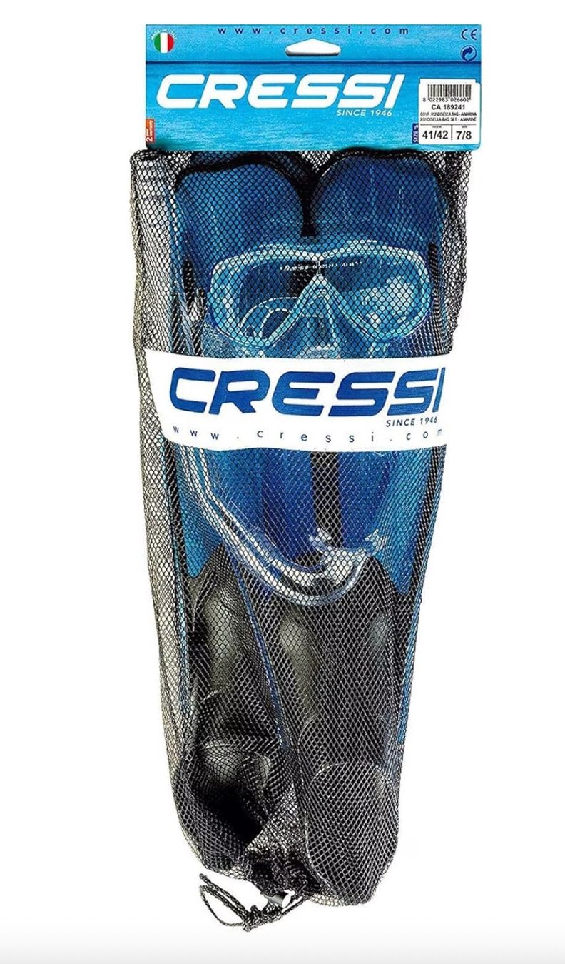 Cressi Pinne, Maschere & Boccagli: Cressi Rondinella Schnorchelflossen Gr. 37 - 38 – Nuovo e nell'imballaggio originale da Tafers venduto da JP911 6