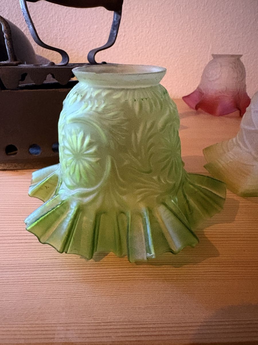 Lampade: Antike Lampe mit verschiedenen Schirme – Usato da Zell ZH venduto da Cytha90 3
