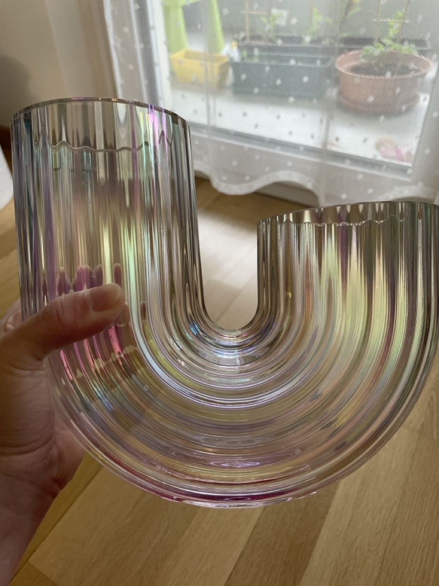 Ikea Vasi & Recipienti: Spektakuläre Vase, U-Form Design, Glas – Usato da Rüfenacht BE venduto da Edinas_shop 5
