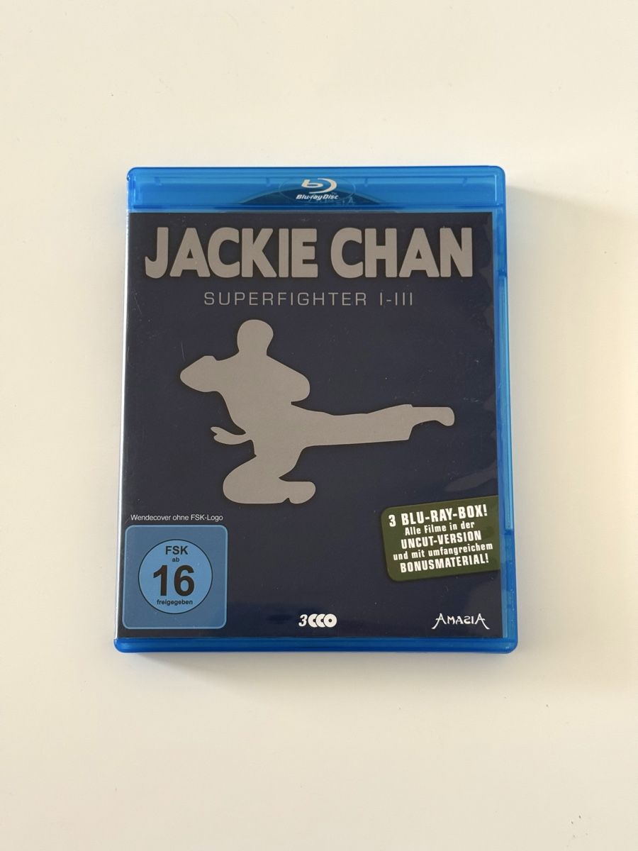 Tutti i DVDs: Superfighter 1, 2, 3 Blu-ray, Jackie Chan – Usato da Couvet venduto da Aura_aura