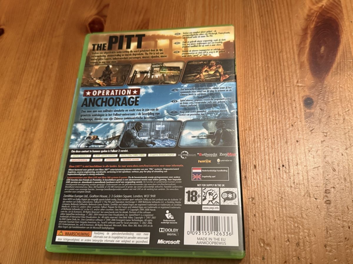 Giochi: Fallout 3 Game Add-on Pack Xbox 360 – Usato da Zürich venduto da daki81 1