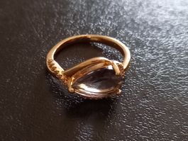 Vergoldet Ring, Grosse 8 (57)