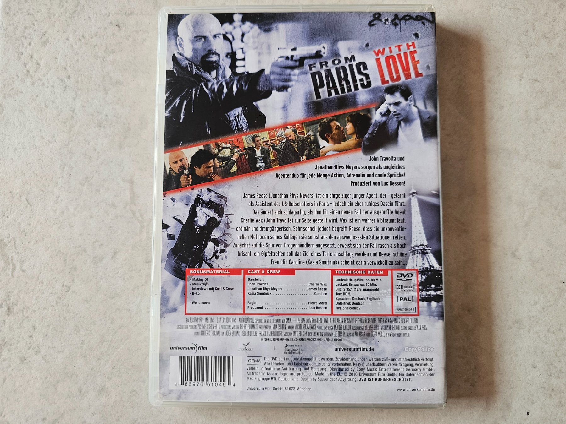Alle DVDs: From Paris With Love – Gebraucht aus Schneisingen von backstore24 1