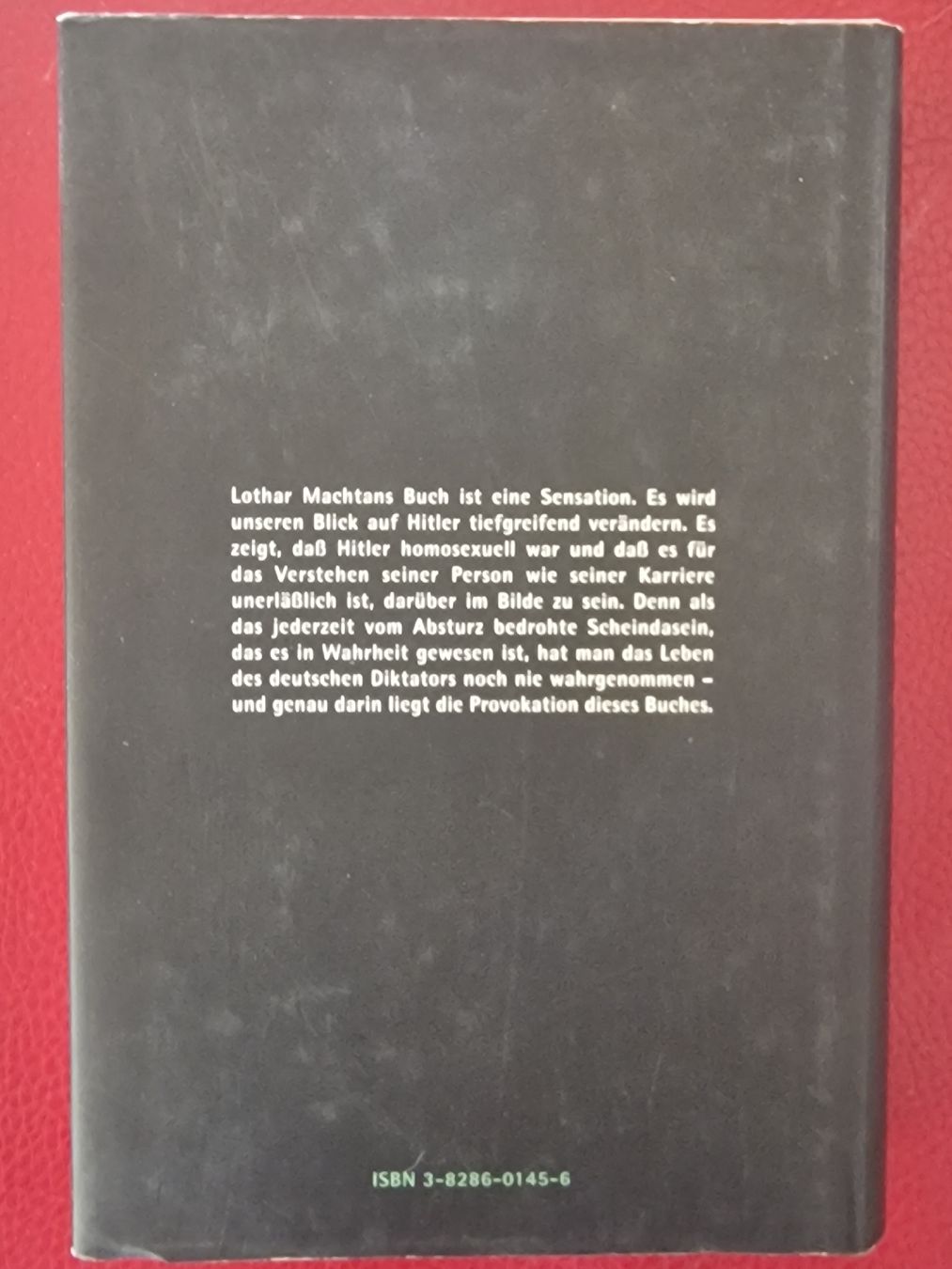 Libri: Lothar Machtan,Hitlers Geheimnis  – Usato da Spreitenbach venduto da Laloca8 1