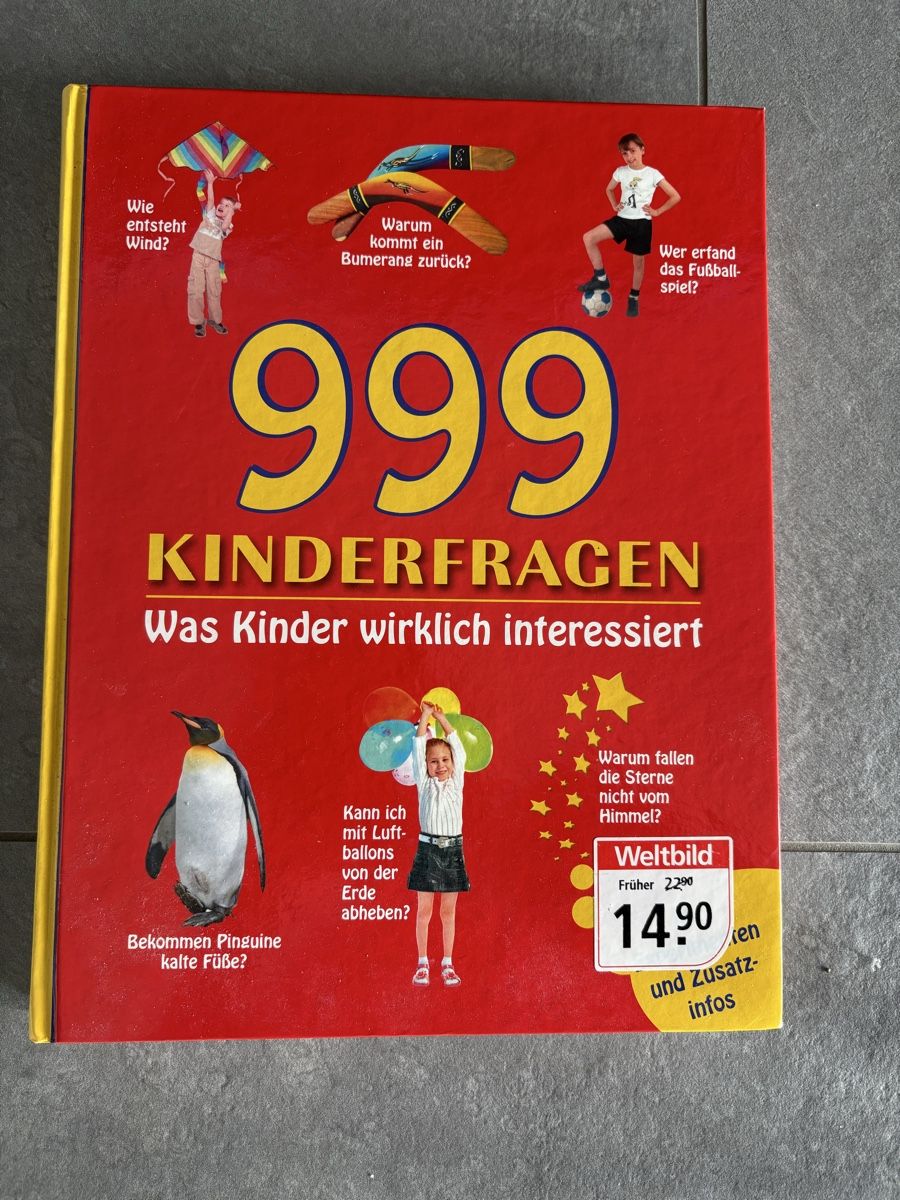 Bücher: 999 Kinderfragen – Gebraucht aus Oberdorf SO von retowolf