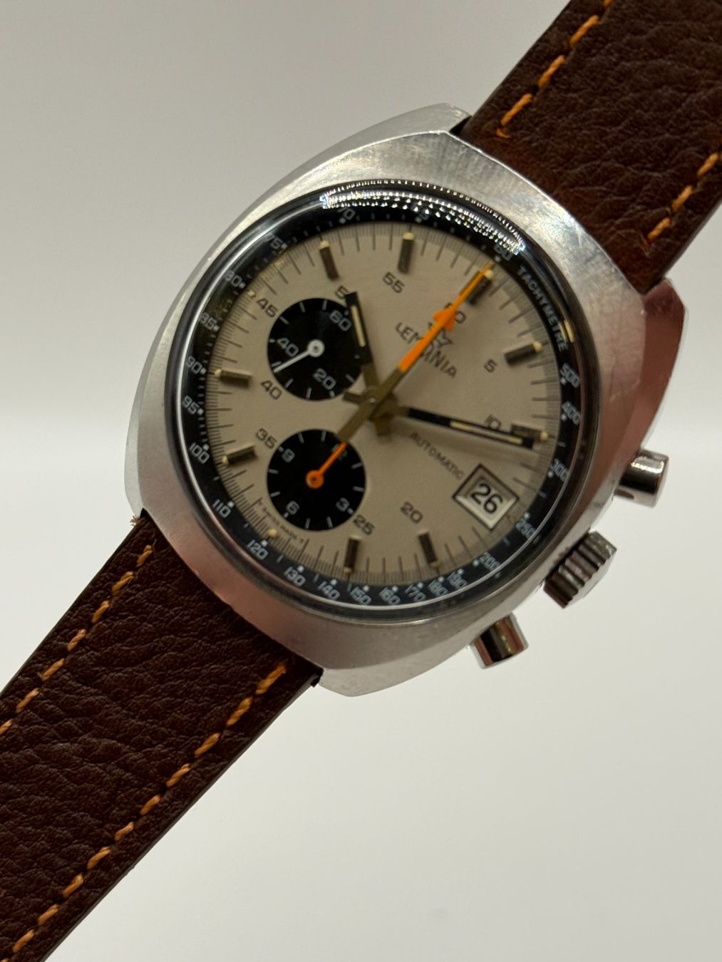 Lemania Montres: Lemania Chronographe Automatique Ref. 1341 – D'occasion à Bottens par Evergold.ch 4