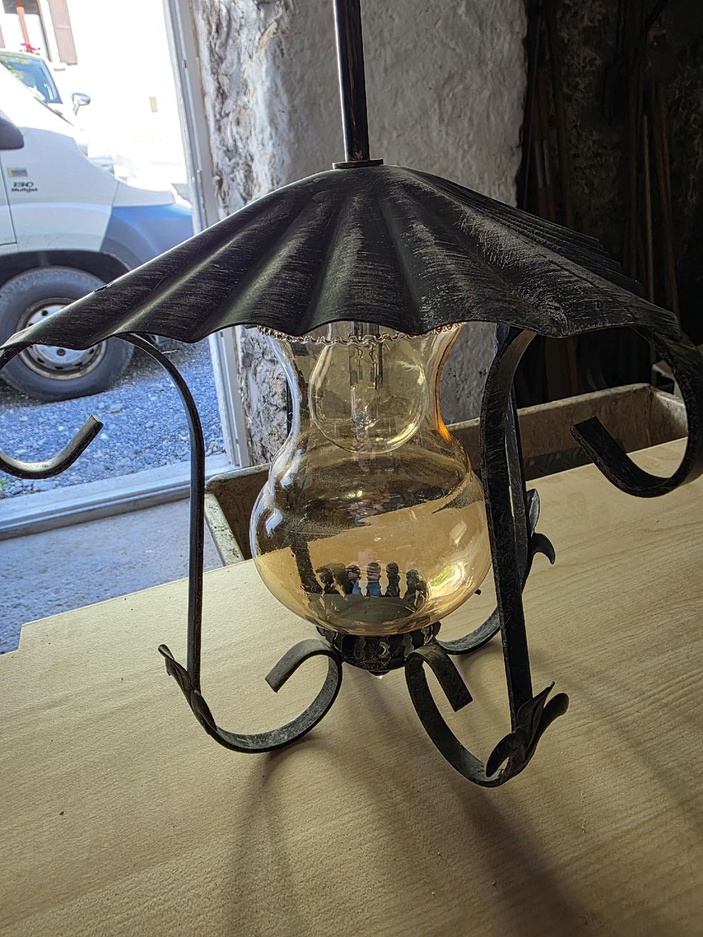 Lampade: Lampe suspendue vintage style rustique  – Usato da Collonges venduto da 2D_Collector
