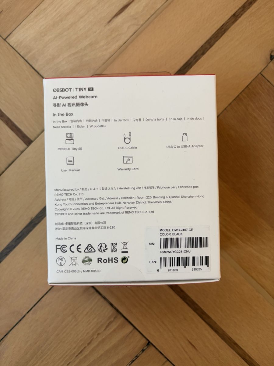 Obsbot Webcam: OBSBOT TINY SE AI-Powered Webcam – Usato da Zürich venduto da jme_7fbb 2