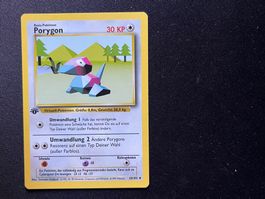 Pokemon Porygon 1.Edition non holo Base Set near Mint