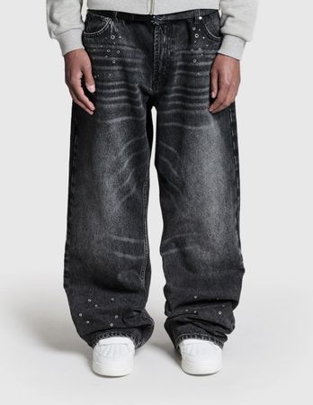 Eyelet Denim Peso