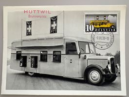 Maximumkarte   1.Automobilpostbüro 1938 mit zus. Stempel