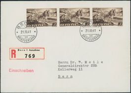1941 - Anbauwerk - Ersttagsbrief FDC ET - Gaudard