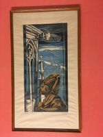 Bild Holzschnitt, unleserlich Signiert,Nummeriert 3/30,Dat65