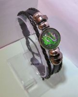 Slytherin Harry Potter Lederarmband mit Amulett